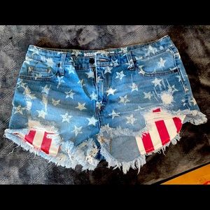 Mossimo denim cut off shorts